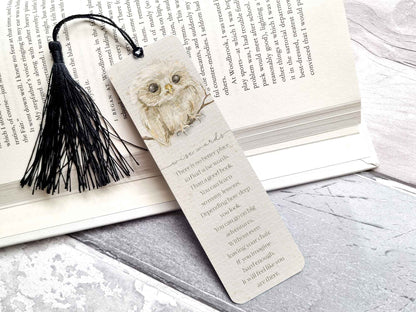 Owl Bookmarks - Wise Words