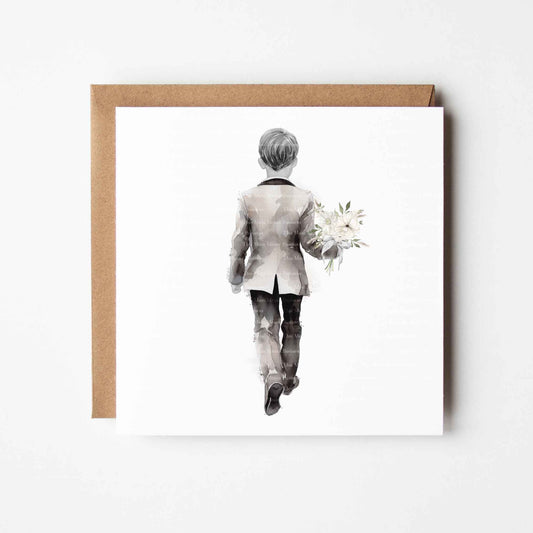 Page Boy with Flowers