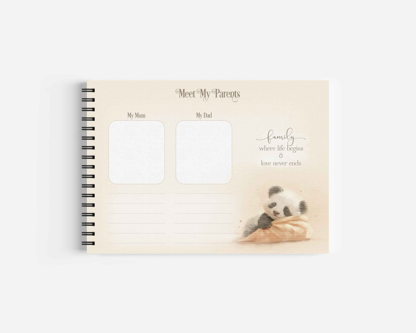 Panda Baby Tester Design Set