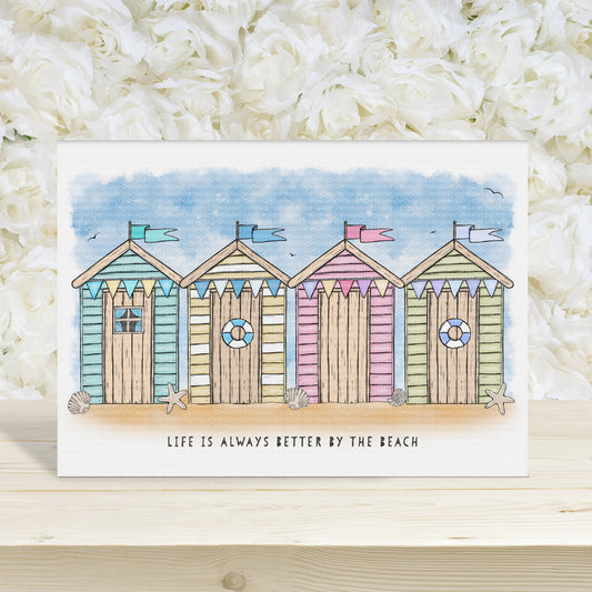 Pastel Beach Hut Set