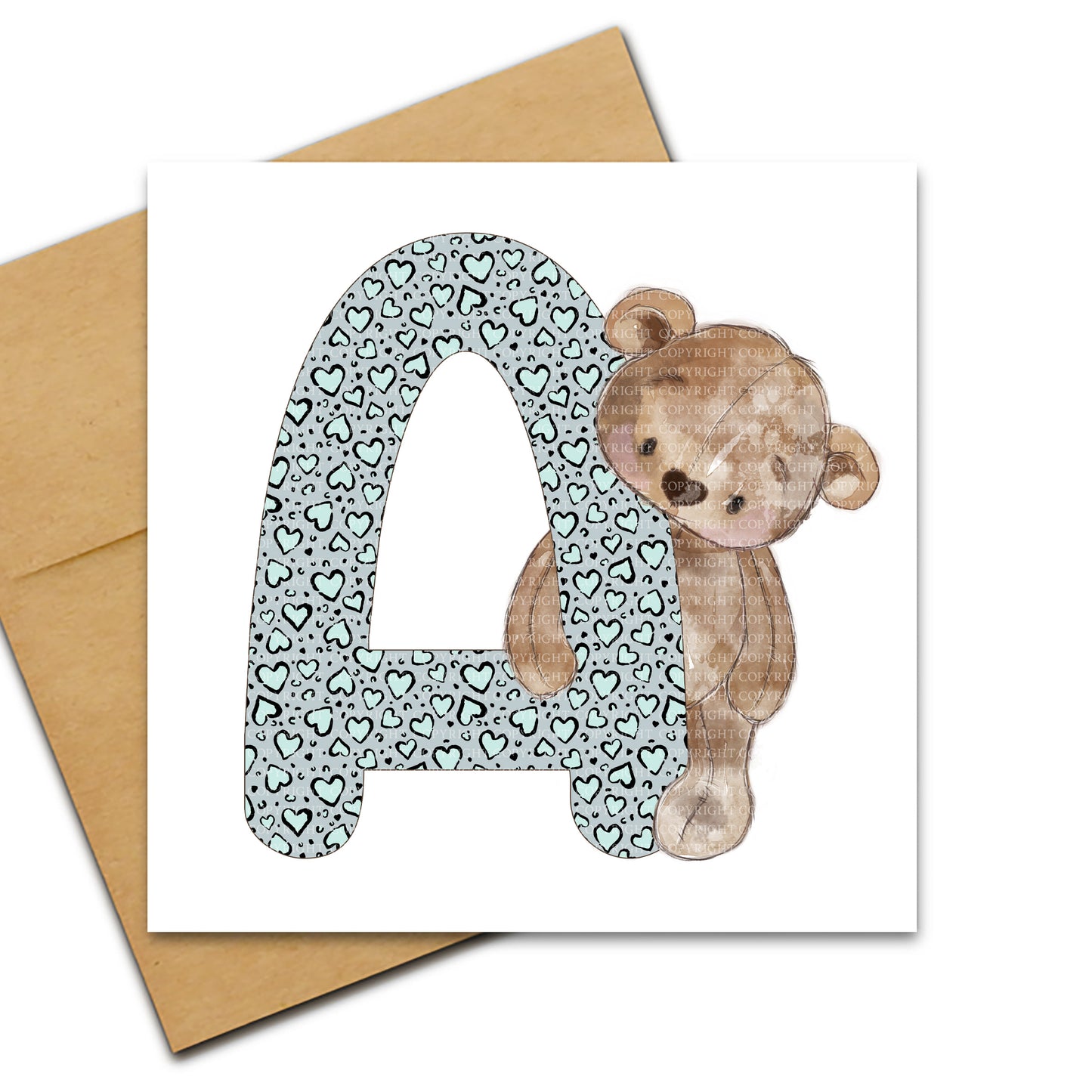 Peekaboo Bear Alphabets