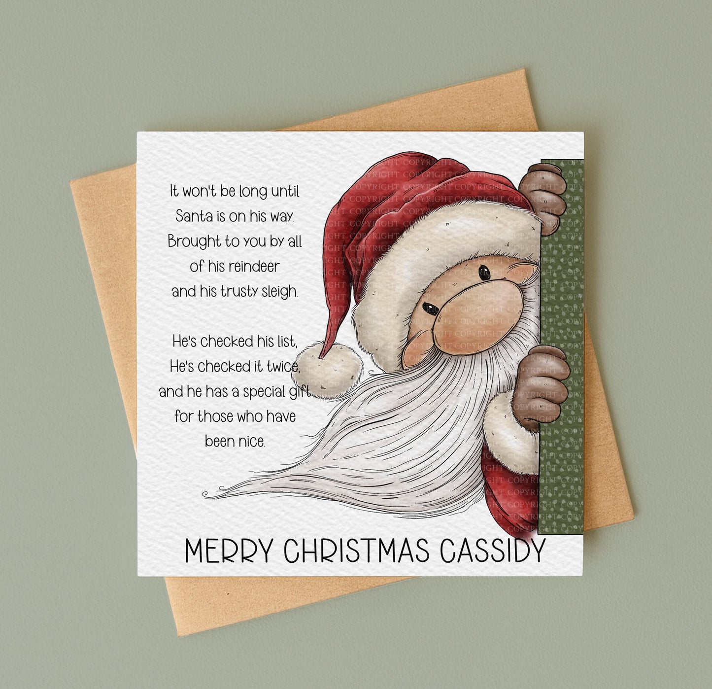 FF Peeking Santas