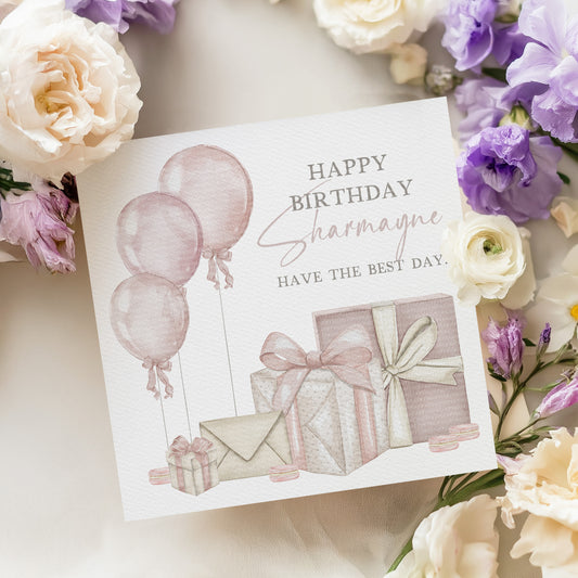 Pink Birthday Presents