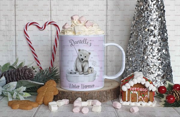 Polar Bear Fishing Mugs