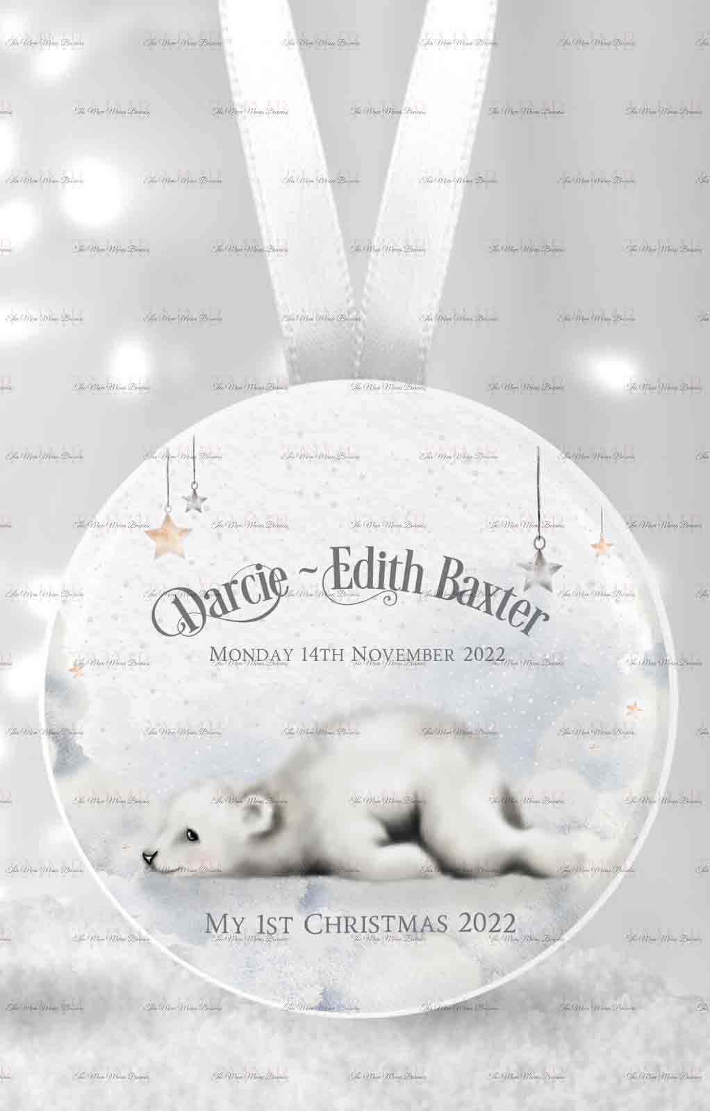 Polar Bear Christmas Decoration