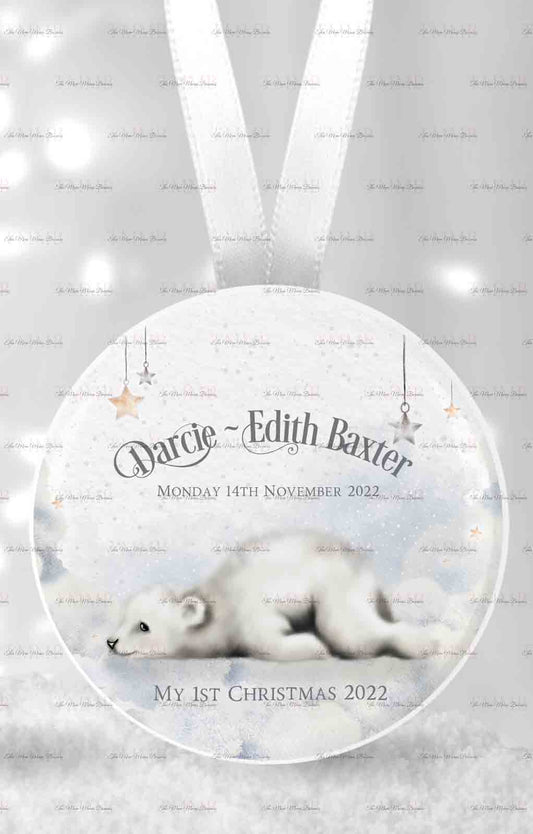 Polar Bear Christmas Decoration