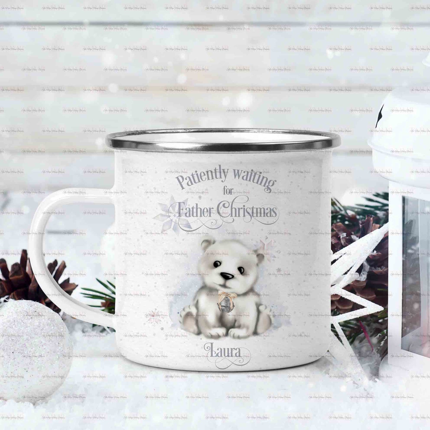 Polar Bear Patiently Waiting