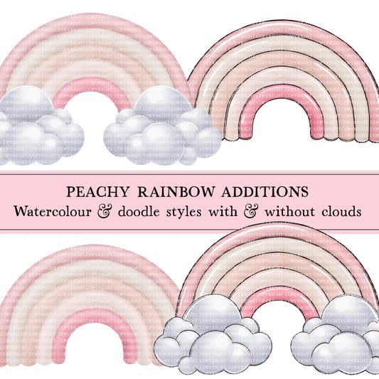 Peachy Rainbow Additions