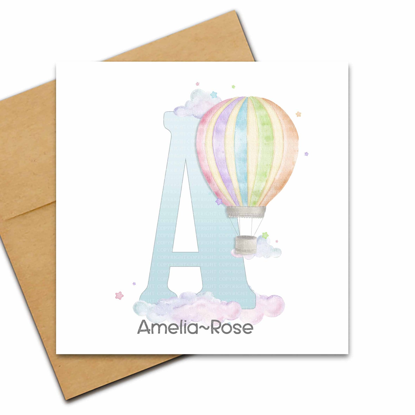 Rainbow Hot Air Balloon Set