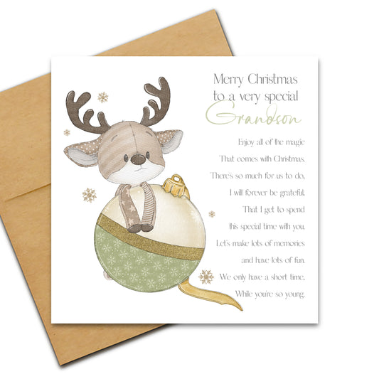 Brown Reindeer Bauble