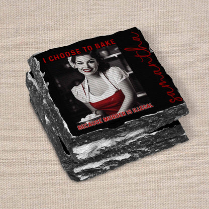 Baking Because Murder is Illegal Retro Woman