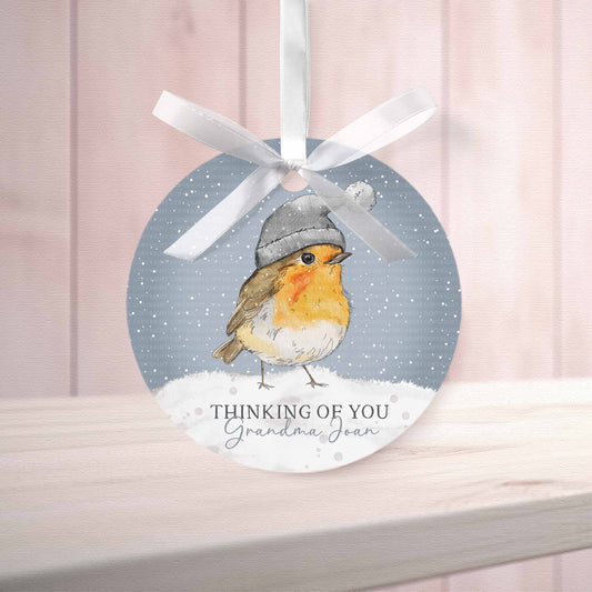 Christmas Robin Memorial Decorations