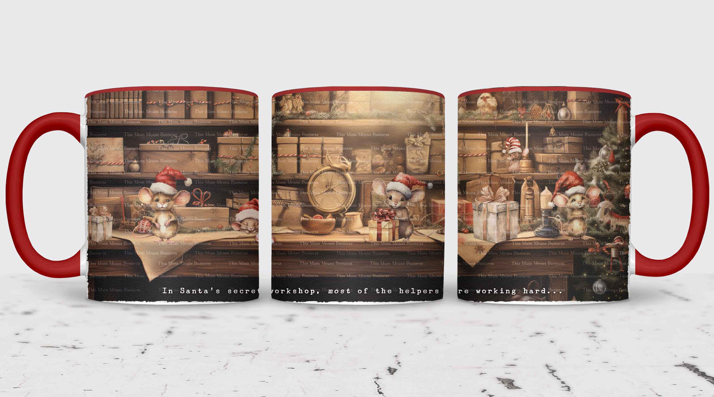 Santa's Mouse Workshop Mug Wrap