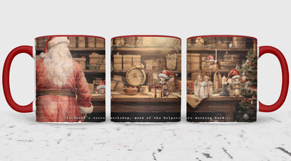 Santa's Mouse Workshop Mug Wrap