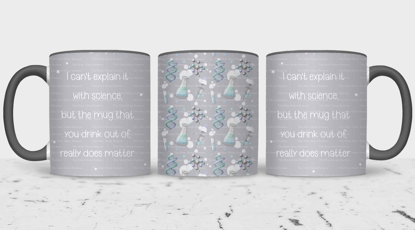 Science Teacher Mug Wraps - Male & Female