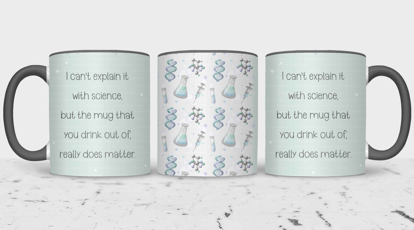 Science Teacher Mug Wraps - Male & Female