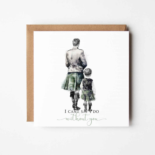 Scottish Watercolour Wedding Set