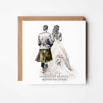 Scottish Watercolour Wedding Set