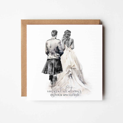Scottish Watercolour Wedding Set
