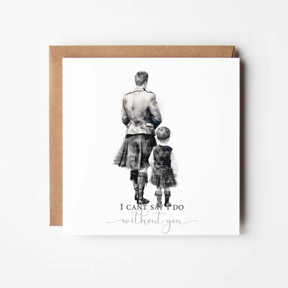 Scottish Watercolour Wedding Set