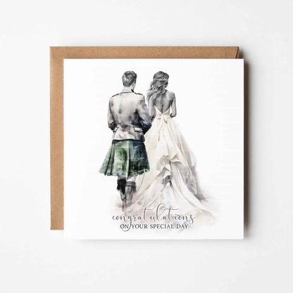 Scottish Watercolour Wedding Set