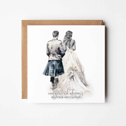 Scottish Watercolour Wedding Set