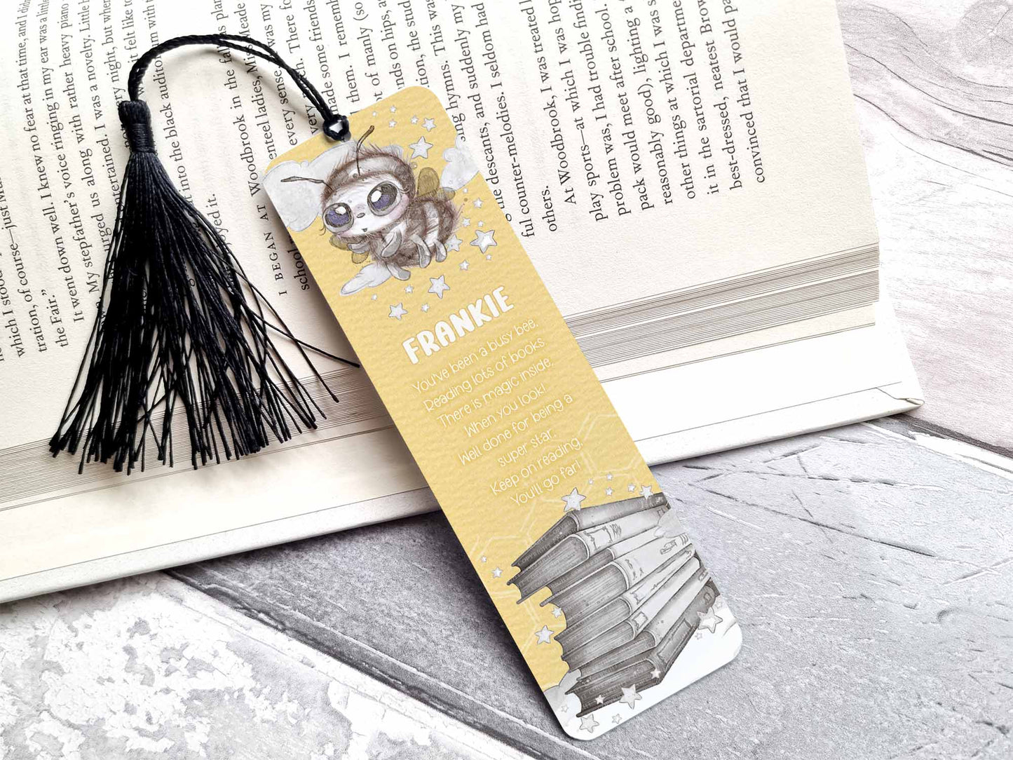 Sketchy Bee Bookmark