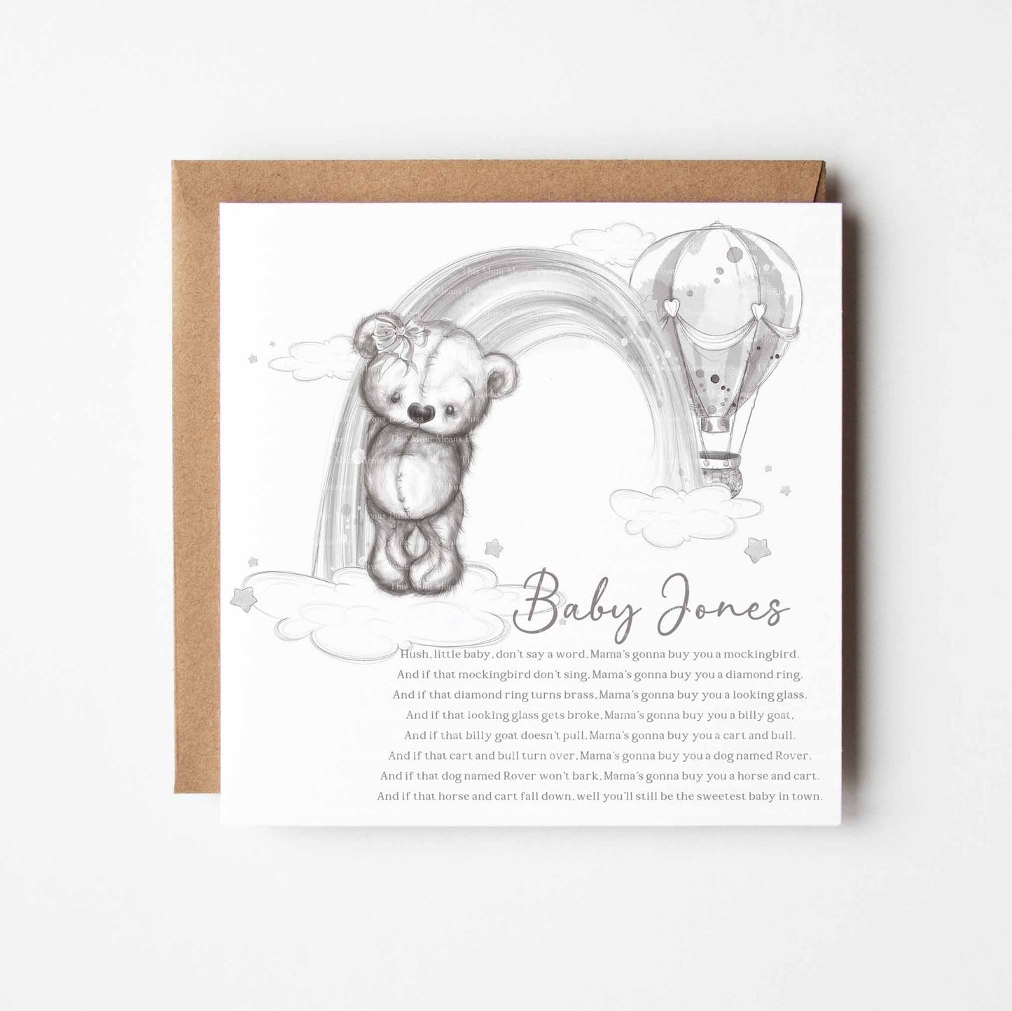 Sketchy Baby Bears - Wonky Rainbows