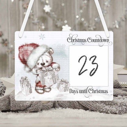 Sketchy Christmas Bear Christmas Countdown