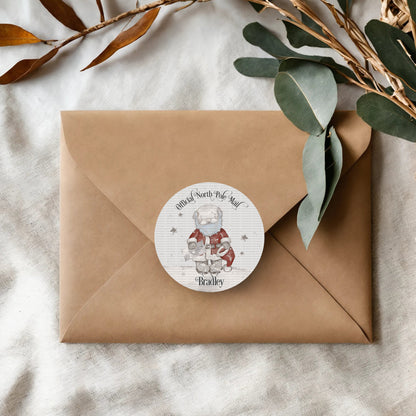 Sketchy Santa Wrapping Set