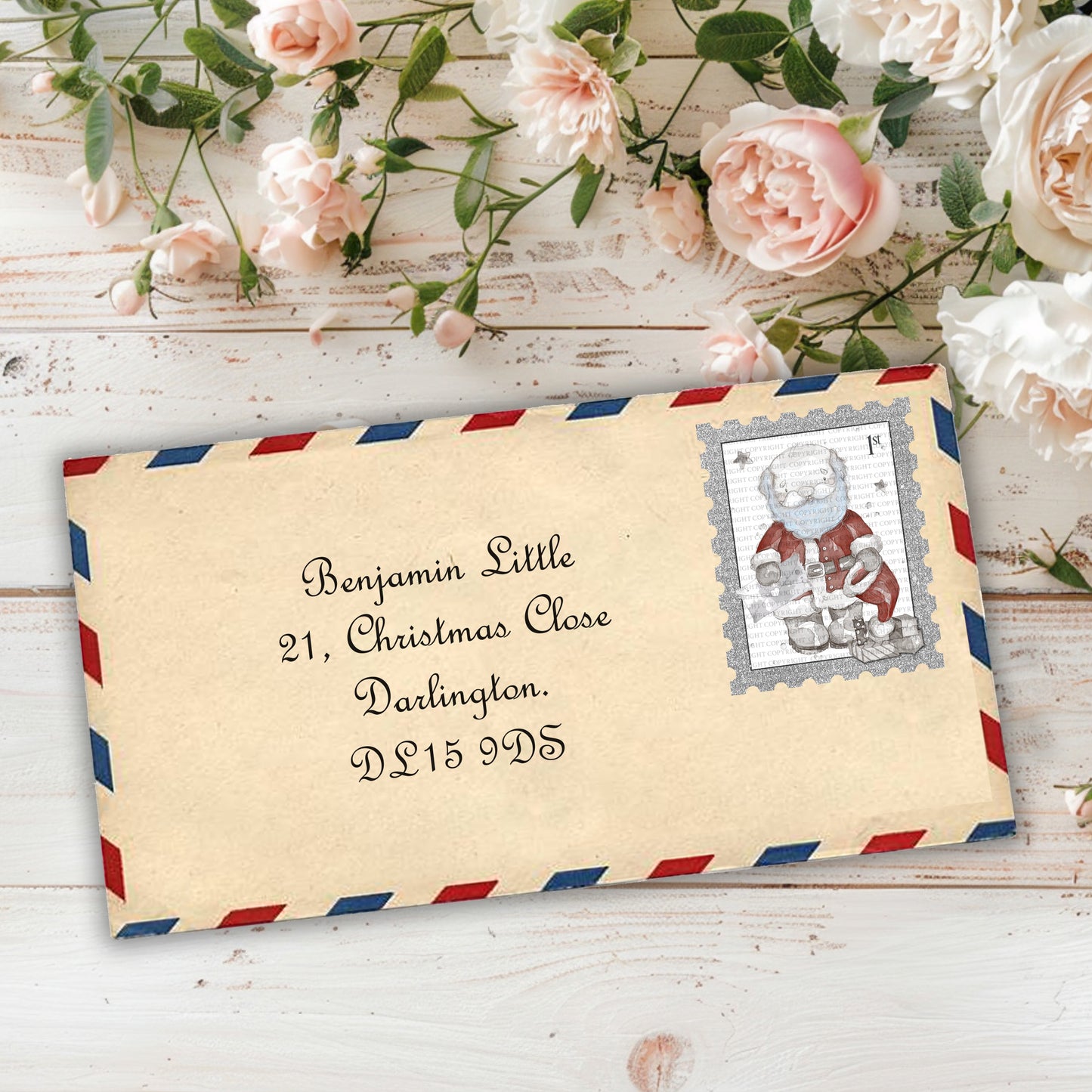 Sketchy Santa Wrapping Set