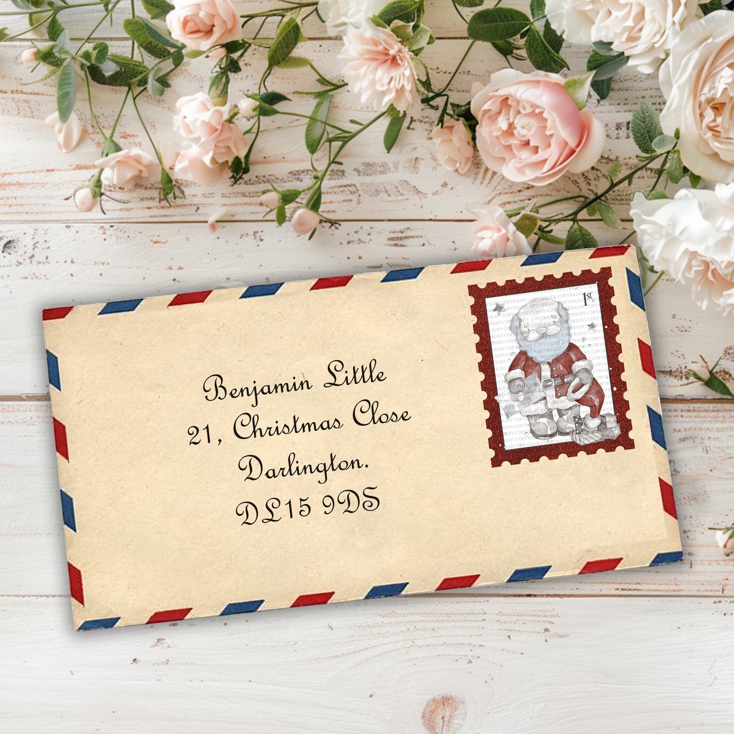 Sketchy Santa Wrapping Set