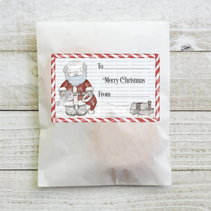 Sketchy Santa Wrapping Set