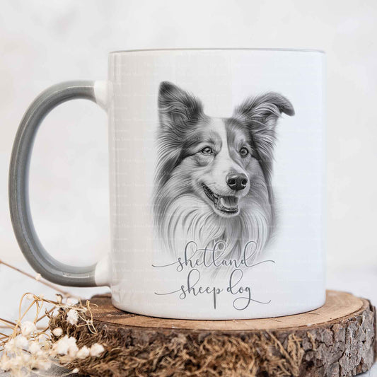 Sketchy Shetland Sheep Dog