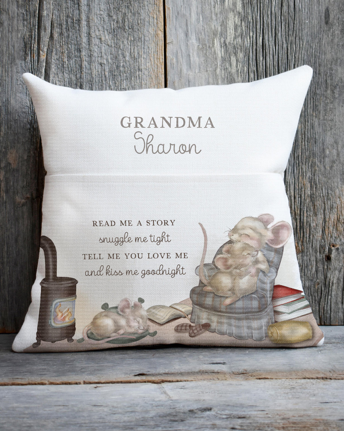 Christ-Mouse Book Cushion