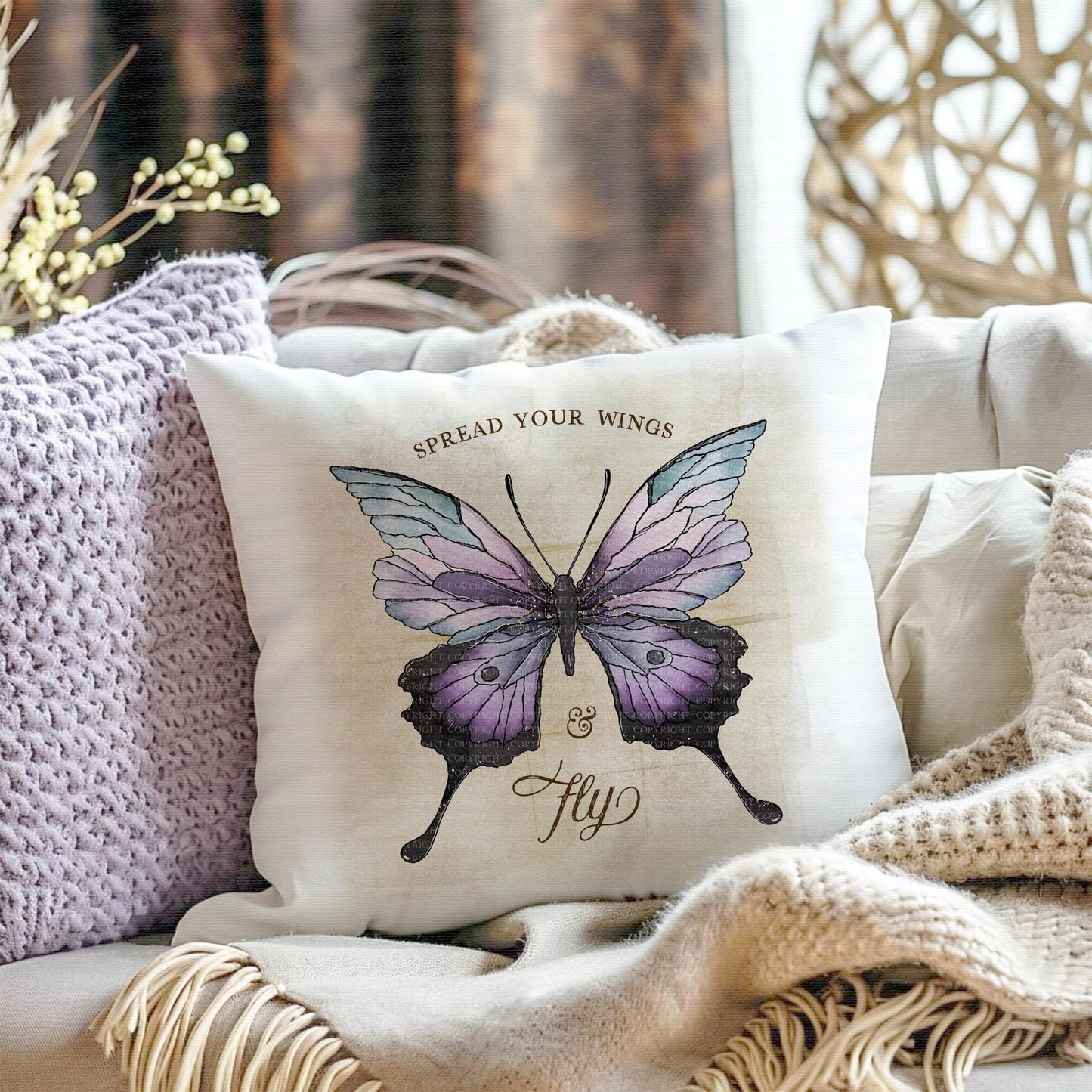 Stained Glass Butterflies