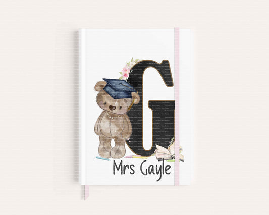 Girl Teacher Bear Alphabet