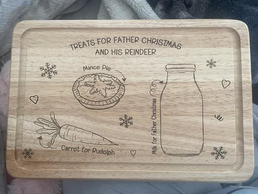 Treats For Santa Line Laser