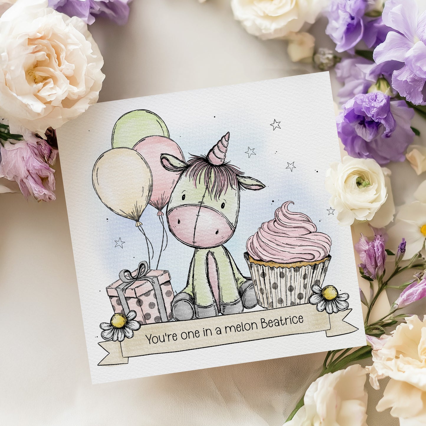 Unicorn Birthday - Pink & Watermelon