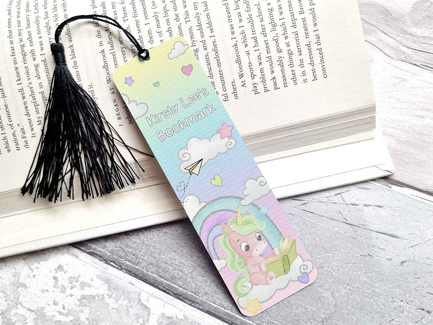 Unicorn Bookmark - Watermelon