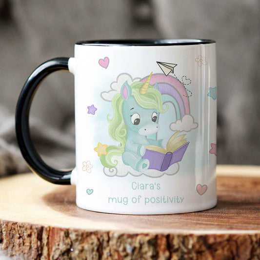 Unicorn Mug Wrap - Blue Green