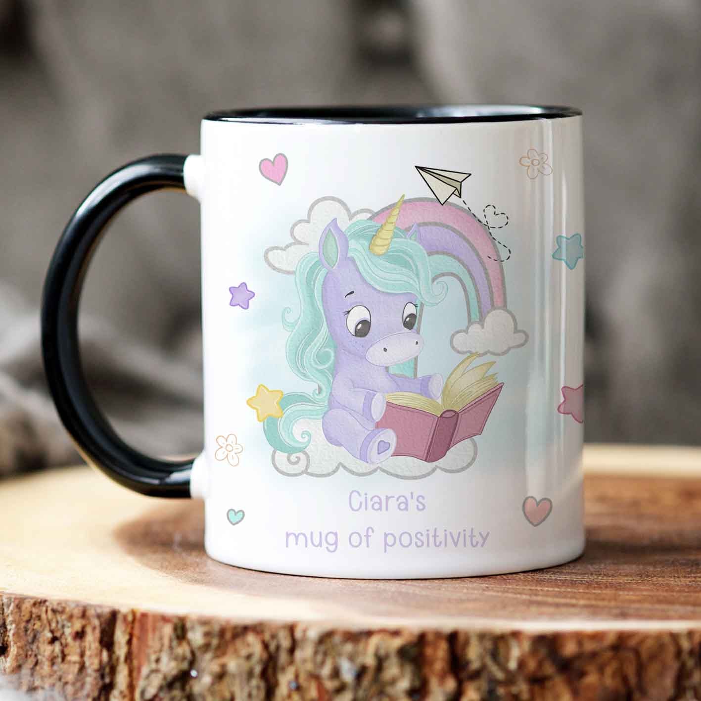 Unicorn Mug Wrap - Purple Blue