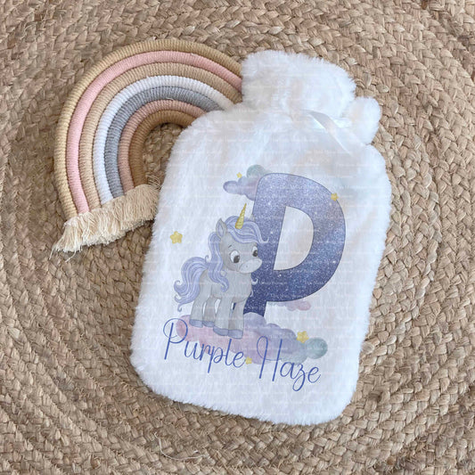 Unicorn Alphabet - Purple Standing