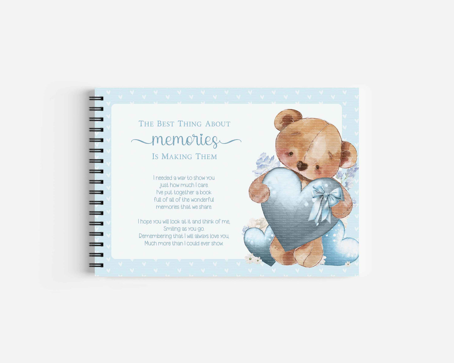 Valentine's Bear Memory Books