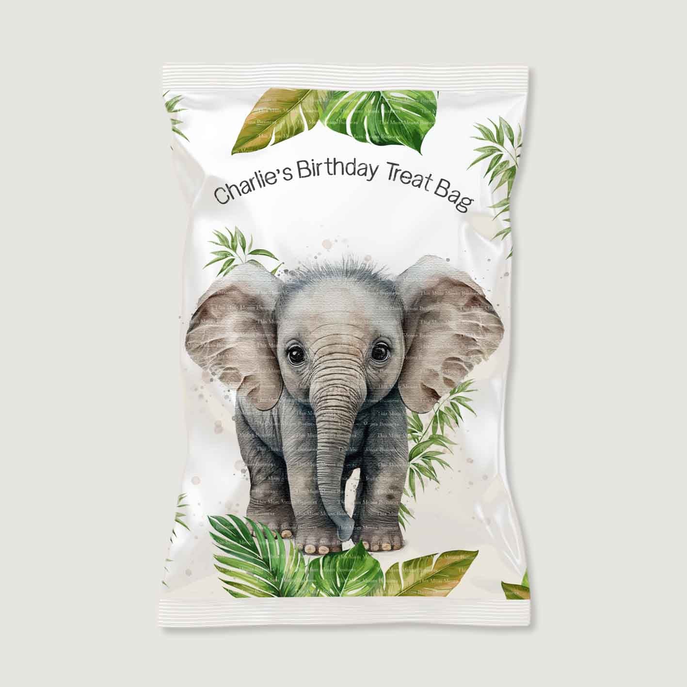 Watercolour Animal Birthday Treat Bags