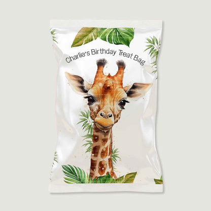 Watercolour Animal Birthday Treat Bags