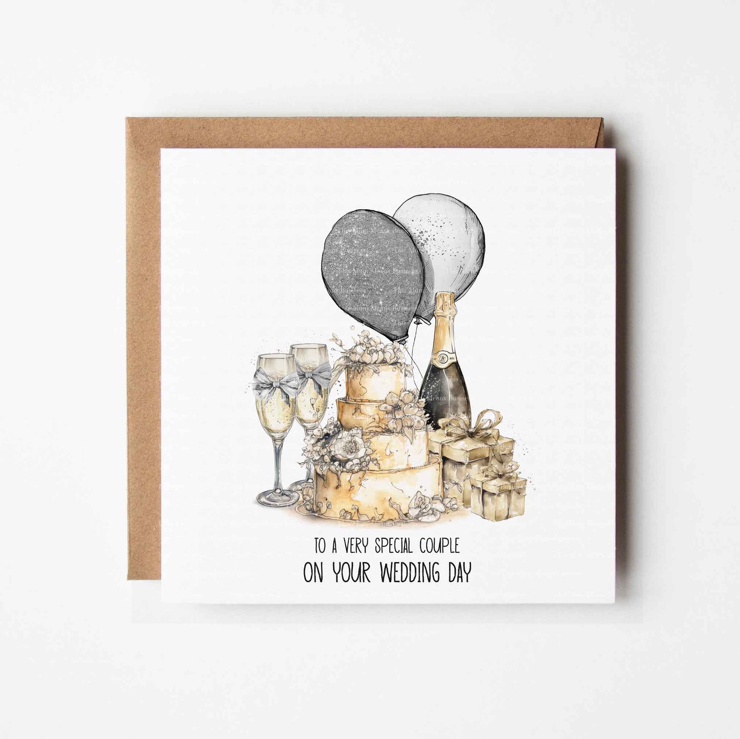 Doodle Wedding Day Cards