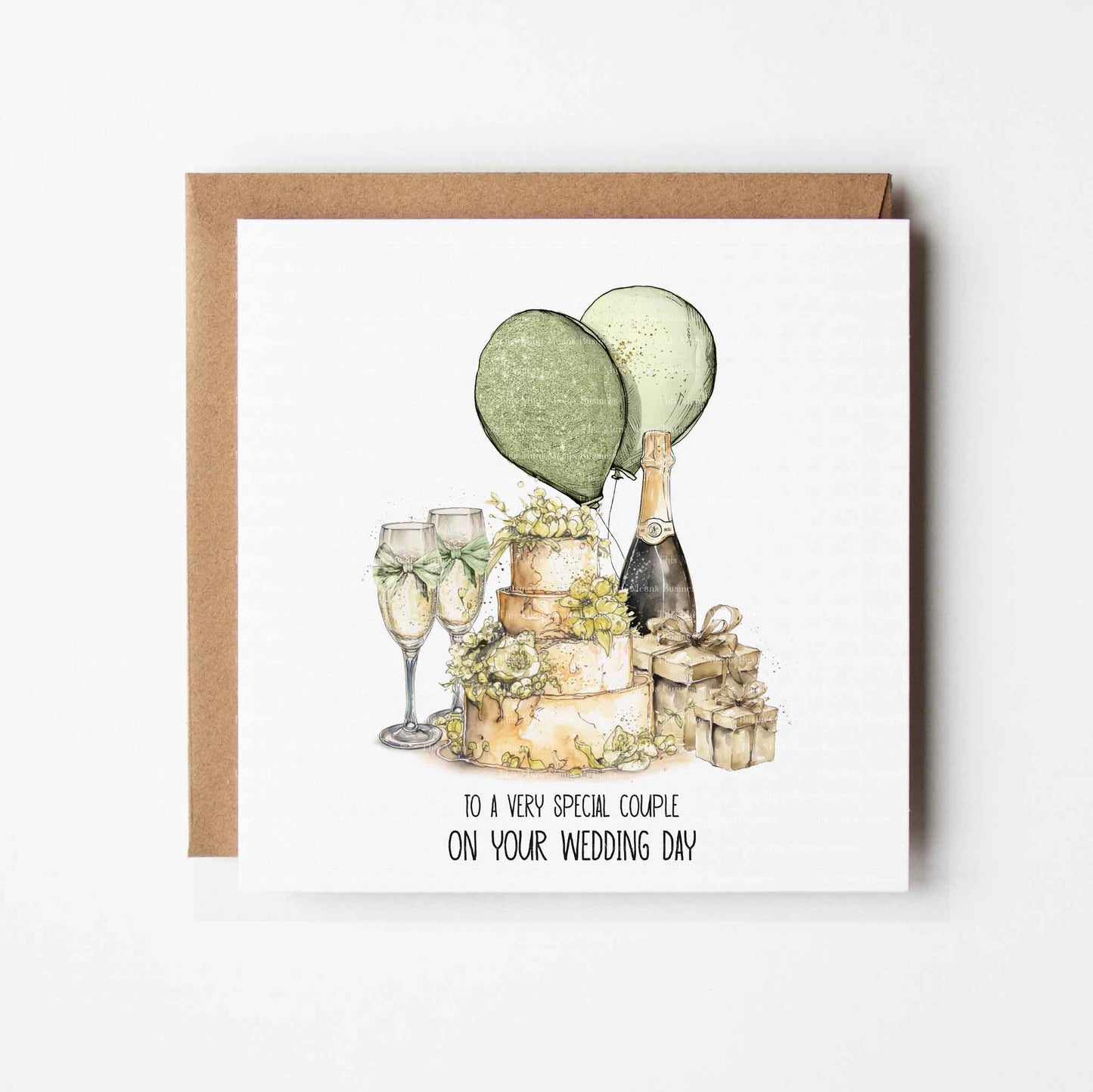 Doodle Wedding Day Cards