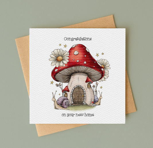 Whimsical Mushroom House