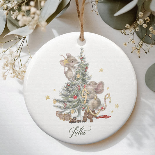 Whimsical Christ-Mouse Trees